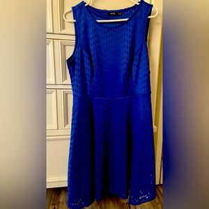 Women’s size 16 blue dress.